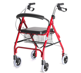 Ролатор з металевим кошиком алюмінієвий Складний ZXQ001 Ролатор з металевим кошиком алюмінієвий Складний ZXQ001