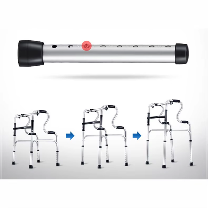 Aluminum walkers (51x45x71-88, 2.8 kg) - Фото 4