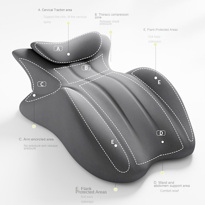 Memory foam stomach pillow - Фото 5