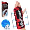 Universal extended wrist support bandage with cooling insert - Фото 1