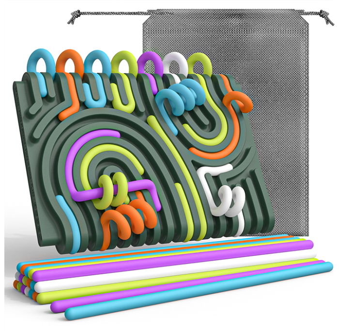 The sensory board with a 3D maze - Фото 1
