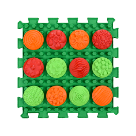 Килимок масажний «Пазли Мікс» СОТИ 1 елемент + комплект модулів "Візерунки"