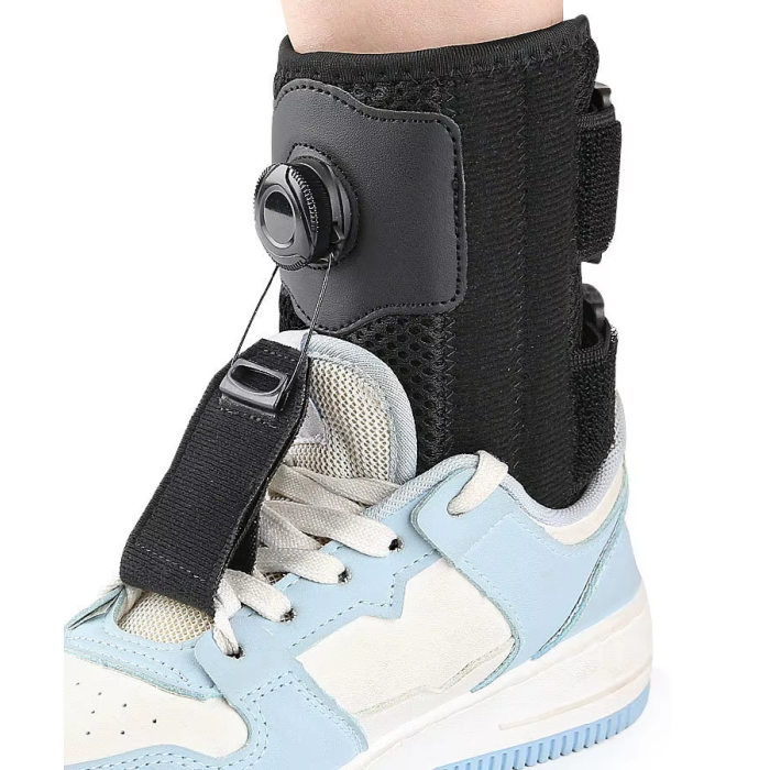 Бандаж при падаючій стопі з фіксатором для взуття та алюмінієвими пластинами - Фото 5