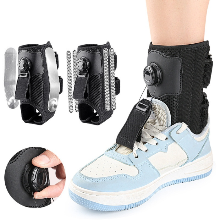 Бандаж при падаючій стопі з фіксатором для взуття та алюмінієвими пластинами - Фото 6