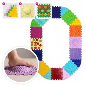 Масажний килимок «Ортек Мульти Мікс» 12 елементів + 8 Секторів