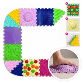 Масажний килимок «Ортек Мульти Мікс» 6 елементів + 6 Секторів