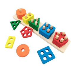 Сортер Фігури Дерев'яна іграшка Монтесорі