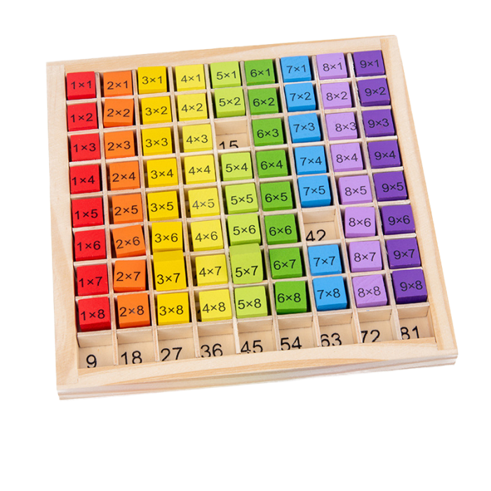 Montessori wooden multiplication table - Фото 3
