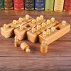 Montessori Wooden Cylinder Set Educational Toy - Фото 3