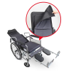Folding wheelchair with reclining backrest and lying position - Фото 2