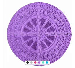 Massage mat Ortek "Prickly" 4 sectors Lilac
