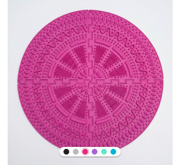 Massage mat Ortek "Spines" 4 sectors Pink