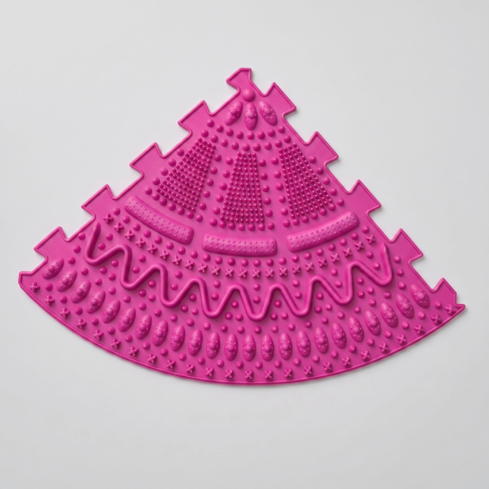 Massage mat Ortek "Spines" 4 sectors Pink - Фото 3