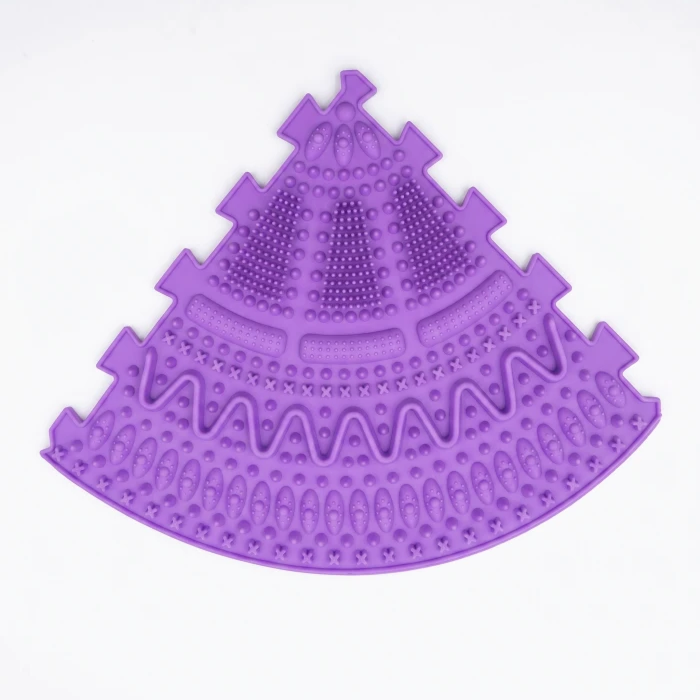 Massage mat Ortek "Prickly" 4 sectors Lilac - Фото 2
