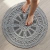 Коврик массажный Ortek "Колючки" 4 сектора Серый - Фото 4