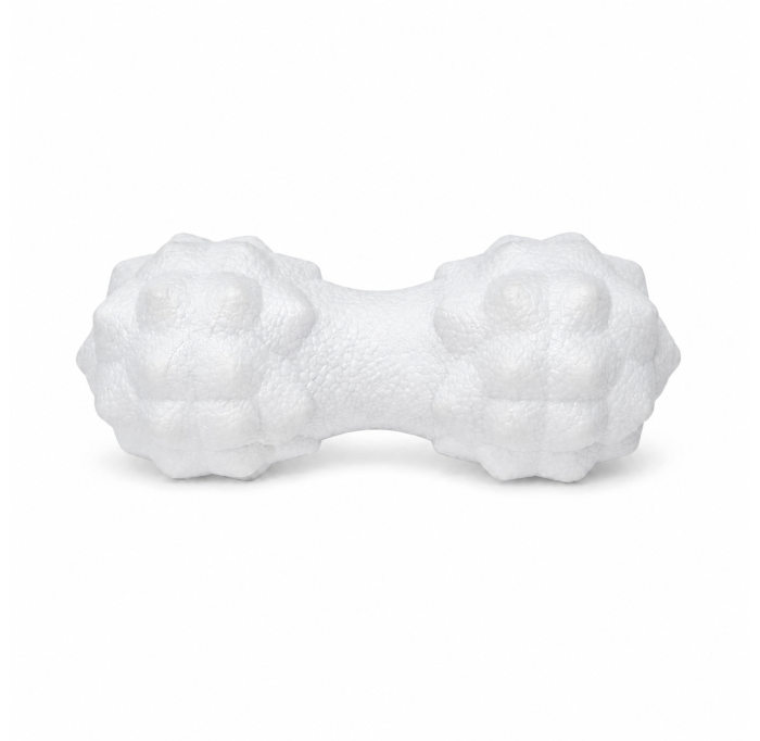 Double Massage Ball 12x6cm Heavy Fascial Ball 13491 - Фото 1