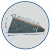 Wedge Transformer Pillow for Reflux with Height and Length Adjustment J2540T - Фото 8