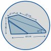 Wedge Transformer Pillow for Reflux with Height and Length Adjustment J2540T - Фото 11