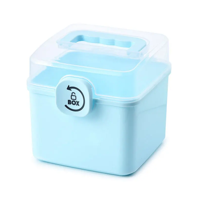 Аптечка-органайзер для ліків розмір 18.5х19х20см S - Фото 1