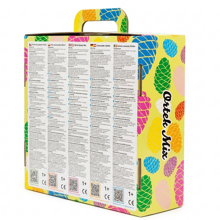 Килимок масажний "Пазли Мікс" 8 елементів Пастель - Фото 4