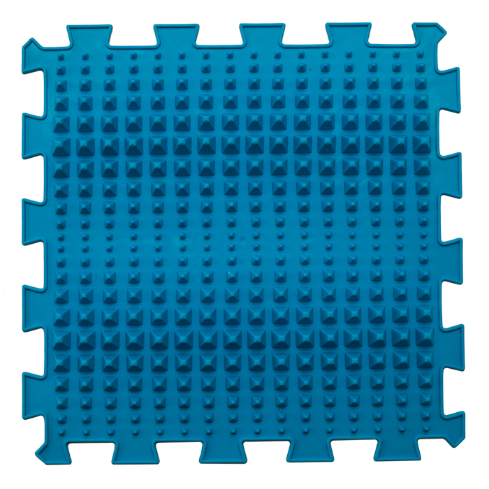 Massage mat "Puzzles Mix" 6 elements "Colored Mushrooms" for a boy - Фото 3