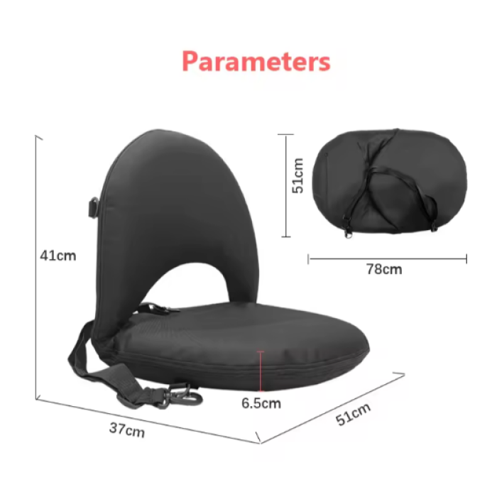 Touch-sensitive floor seat with rubberized anti-slip bottom - Фото 6