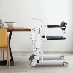 Професійне крісло-каталка з з електропідйомником Стілець туалет на колесиках складний Професійне крісло-каталка з з електропідйомником Стілець туалет на колесиках складний