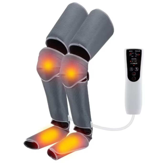 Компресійний лімфодренажний масажер для ніг з підігрівом - Фото 1
