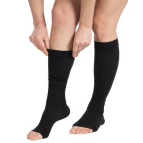 Compression stockings with open toe compression class 2 W1329
