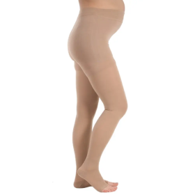 Компресійні колготи для вагітних з відкритим носком компресія 2 класу W1328