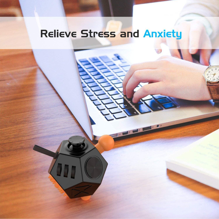 Кубик Fidget для розвитку дрібної моторики Сенсорна іграшка-антистрес - Фото 9