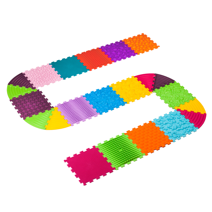 Massage mat Ortek Puzzles 14 el. + 8 Triangles - Фото 3