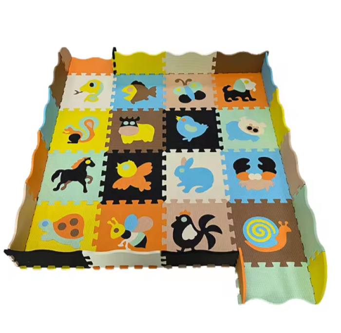 Soft game massage mat Puzzles EVA Colored - Фото 1