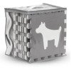 Soft game massage mat Puzzles EVA Gray-white - Фото 7