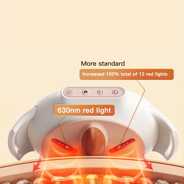 Gua Sha Electric Massager with Heating and Oval Bian Stones - Фото 5