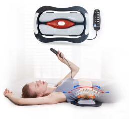 Heated back massager