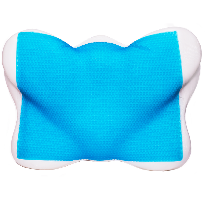 Ортопедическая подушка с эффектом памяти и гелевой вставкой "Butterfly Gel" 59х39х14см J2539G - Фото 1