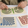 Wooden Interhemispheric Board "Circle" - Фото 3
