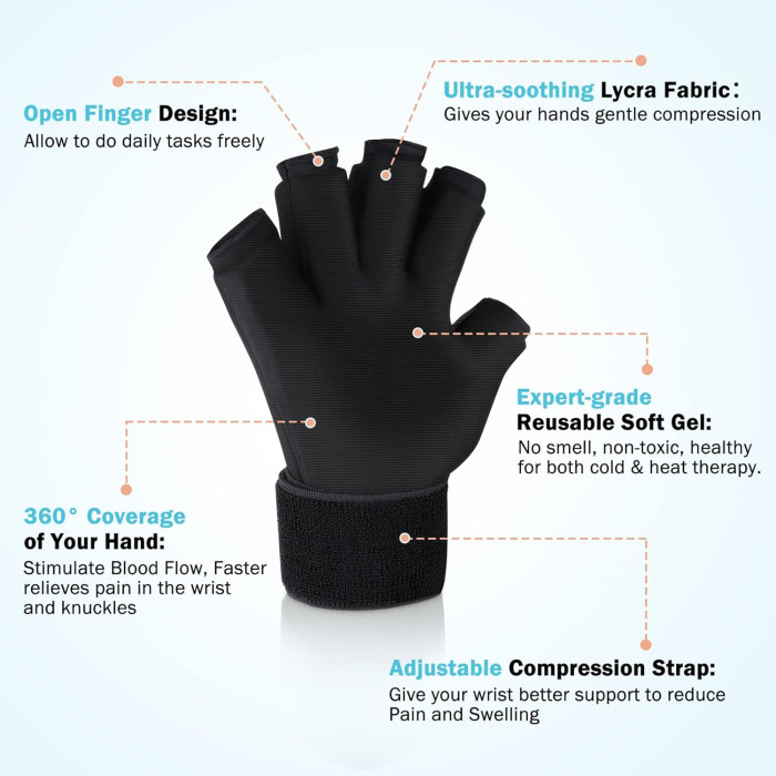Cooling-warming compress-glove - Фото 2