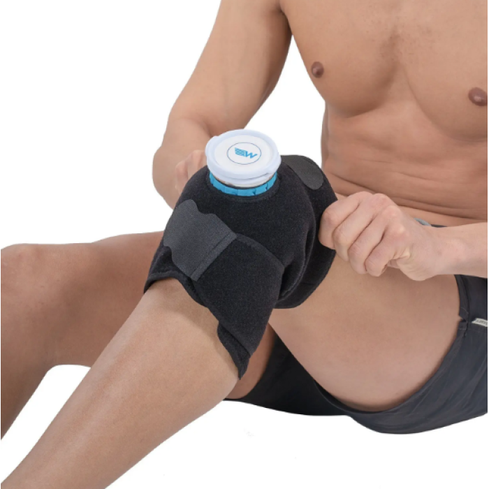 Bandage for the knee joint with an ice bag, removable W538 - Фото 3