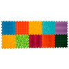 Massage mat for rehabilitation “Ortek Mix” 10 elements Hard - Фото 2