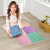 Massage mat "Puzzles Mix" 6 elements Pastel - Фото 13