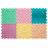Massage mat "Puzzles Mix" 6 elements Pastel - Фото 1