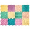 Massage mat "Puzzles Mix" 12 elements Pastel - Фото 1