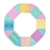 Massage mat Ortek Mix Puzzles 8 elements + 8 Sectors PASTEL - Фото 18