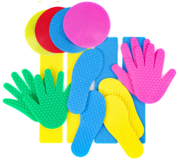 Set for sensory development of children Hands and feet 16 pcs.