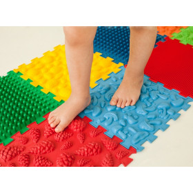 ORTEK Massage Mat «Mix Puzzles» 6 pieces