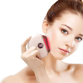 Microcurrent Facial Massager Gua Sha Lifting and De-Puffiness