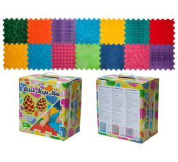 ORTEK Massage Mat «Mix Puzzles» 6 pieces