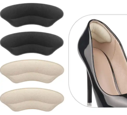  Накладки на п'яти від тертя Вставки у взуття для зменшення розміру Бежеві